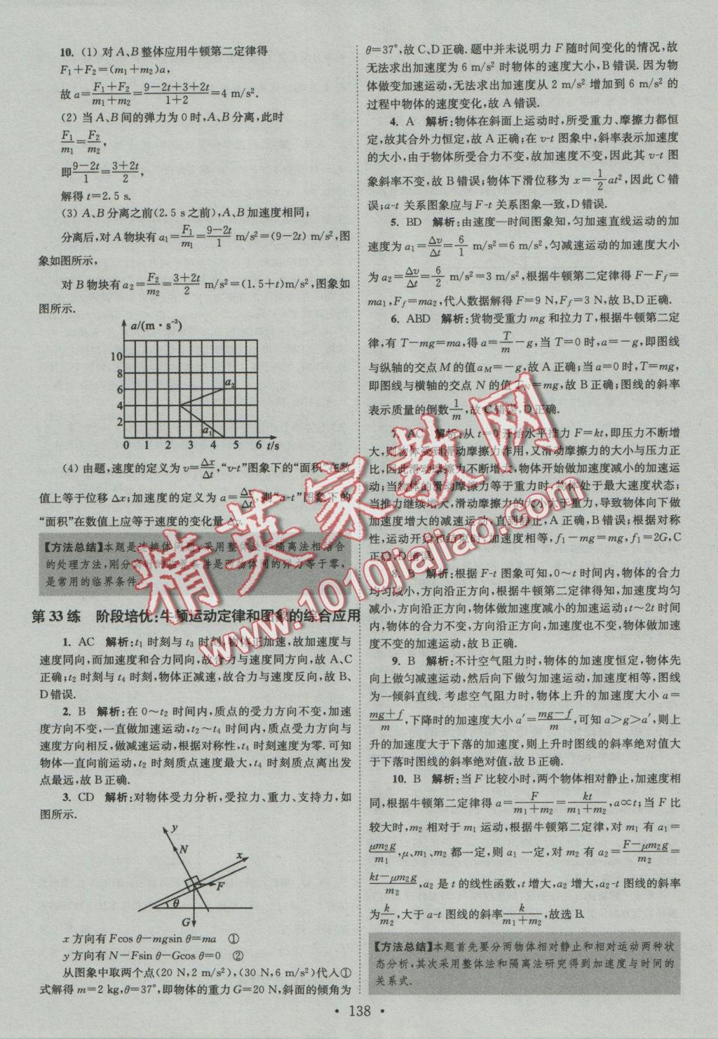 2016年小題狂做高中物理必修1人教版提優(yōu)版 參考答案第26頁