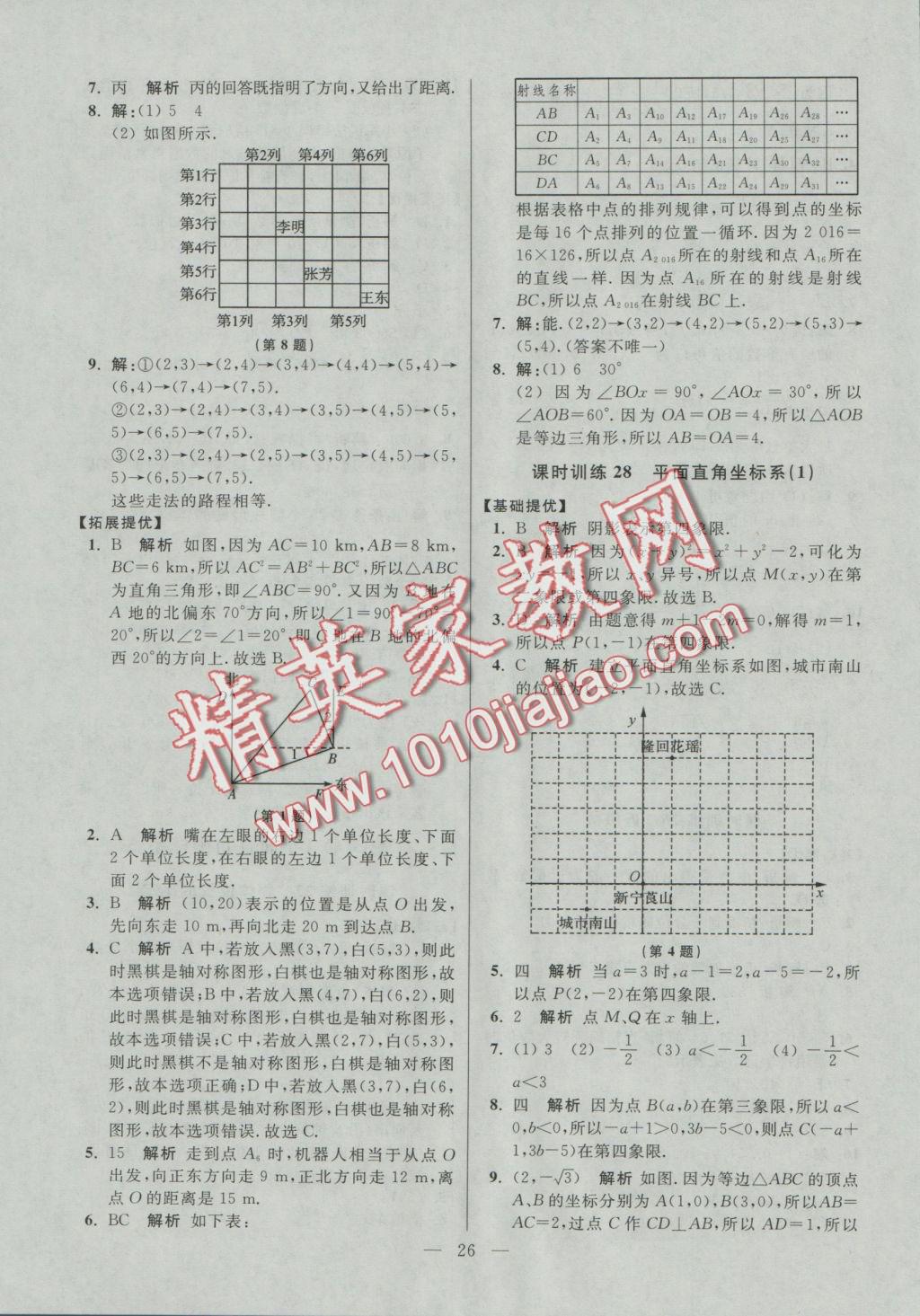 2016年初中數(shù)學小題狂做八年級上冊蘇科版提優(yōu)版 參考答案第26頁