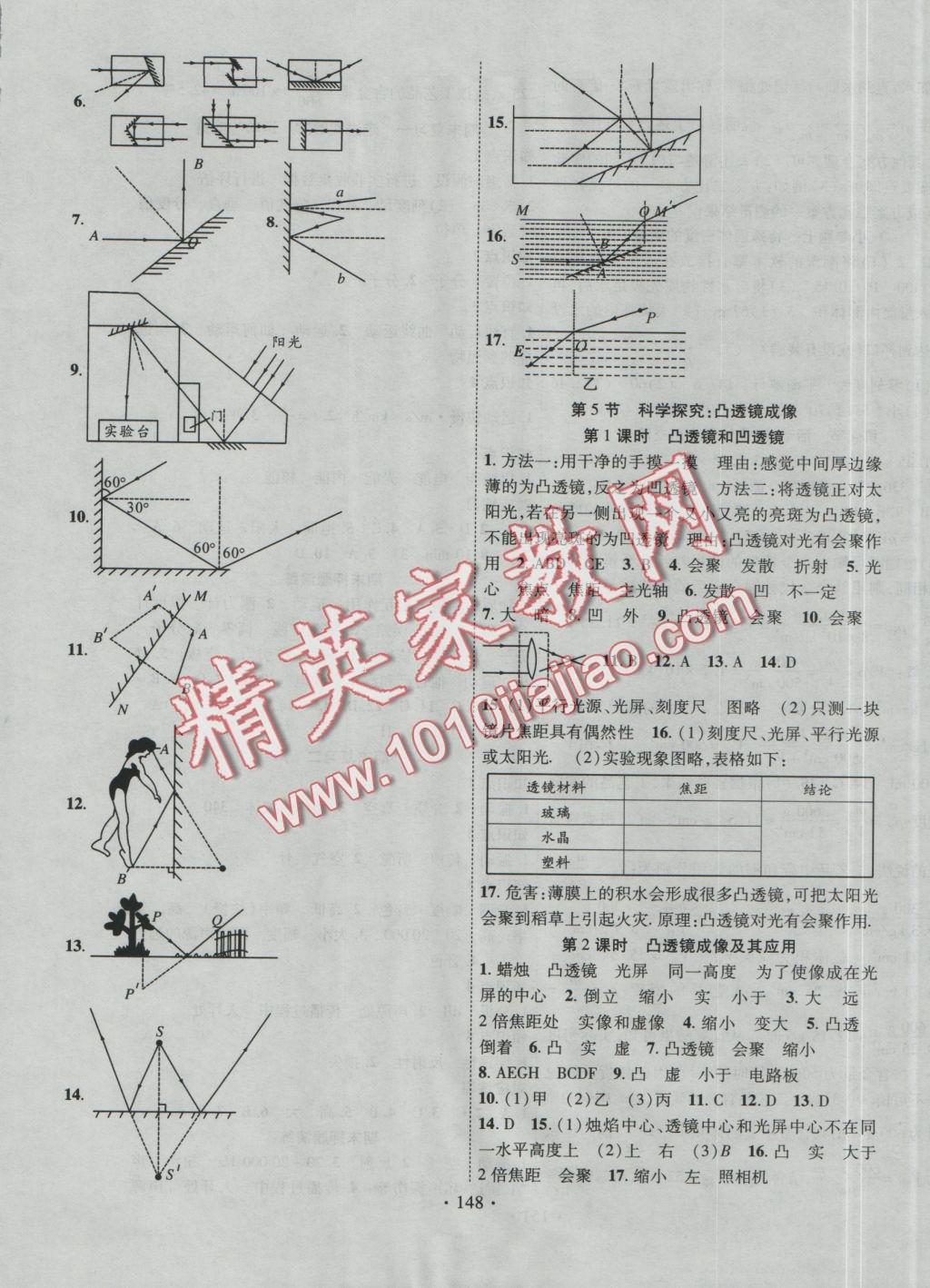 2016年暢優(yōu)新課堂八年級物理上冊教科版 參考答案第5頁