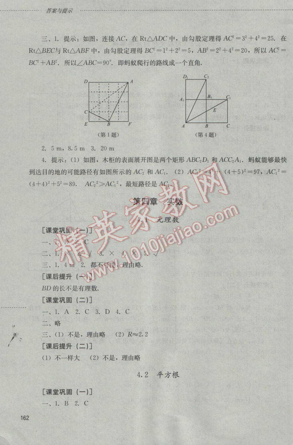 2016年同步訓(xùn)練七年級數(shù)學(xué)上冊山東文藝出版社 參考答案第11頁