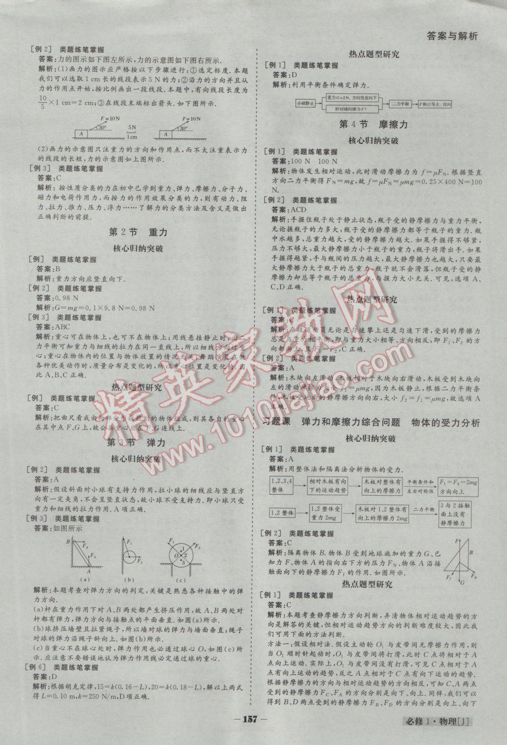 金版教程高中新課程創(chuàng)新導(dǎo)學(xué)案物理必修1教科版 參考答案第4頁(yè)