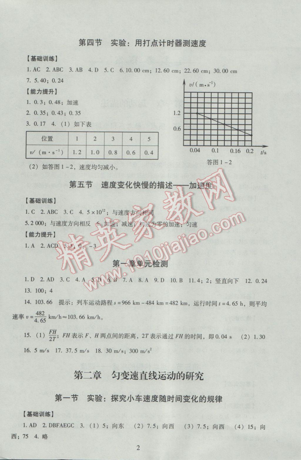 海淀名師伴你學同步學練測高中物理必修1 新建文件夾第1頁