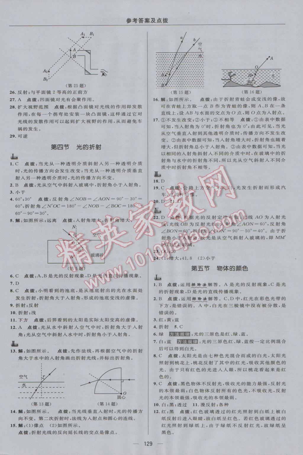 2016年綜合應(yīng)用創(chuàng)新題典中點(diǎn)八年級(jí)物理上冊(cè)北師大版 參考答案第19頁(yè)