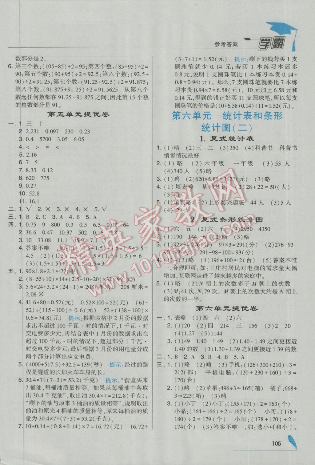 2016年經(jīng)綸學(xué)典學(xué)霸五年級數(shù)學(xué)上冊江蘇國標(biāo)版 參考答案第13頁