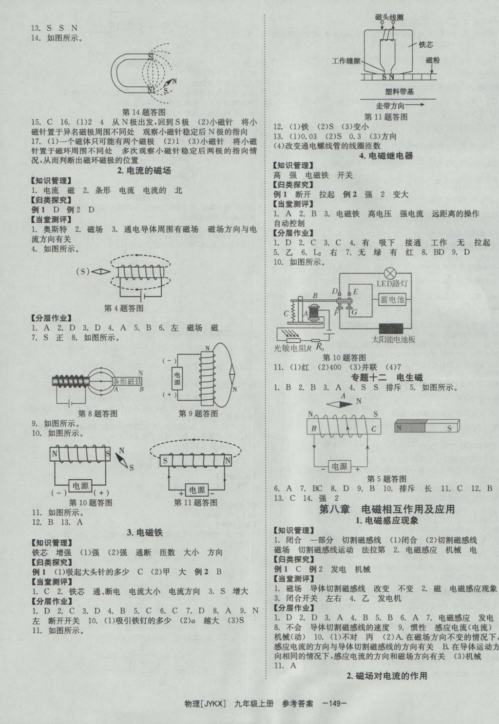 2016年全效學(xué)習(xí)九年級物理上冊教科版 參考答案第11頁