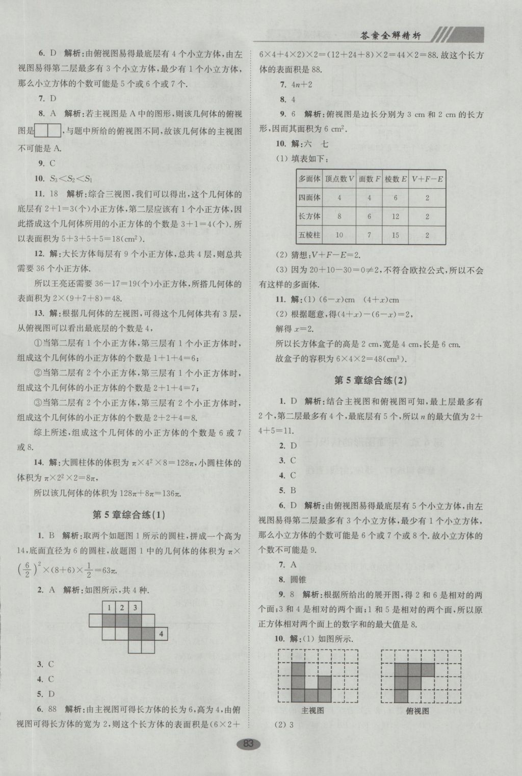 2016年初中數(shù)學(xué)小題狂做七年級上冊蘇科版巔峰版 參考答案第15頁