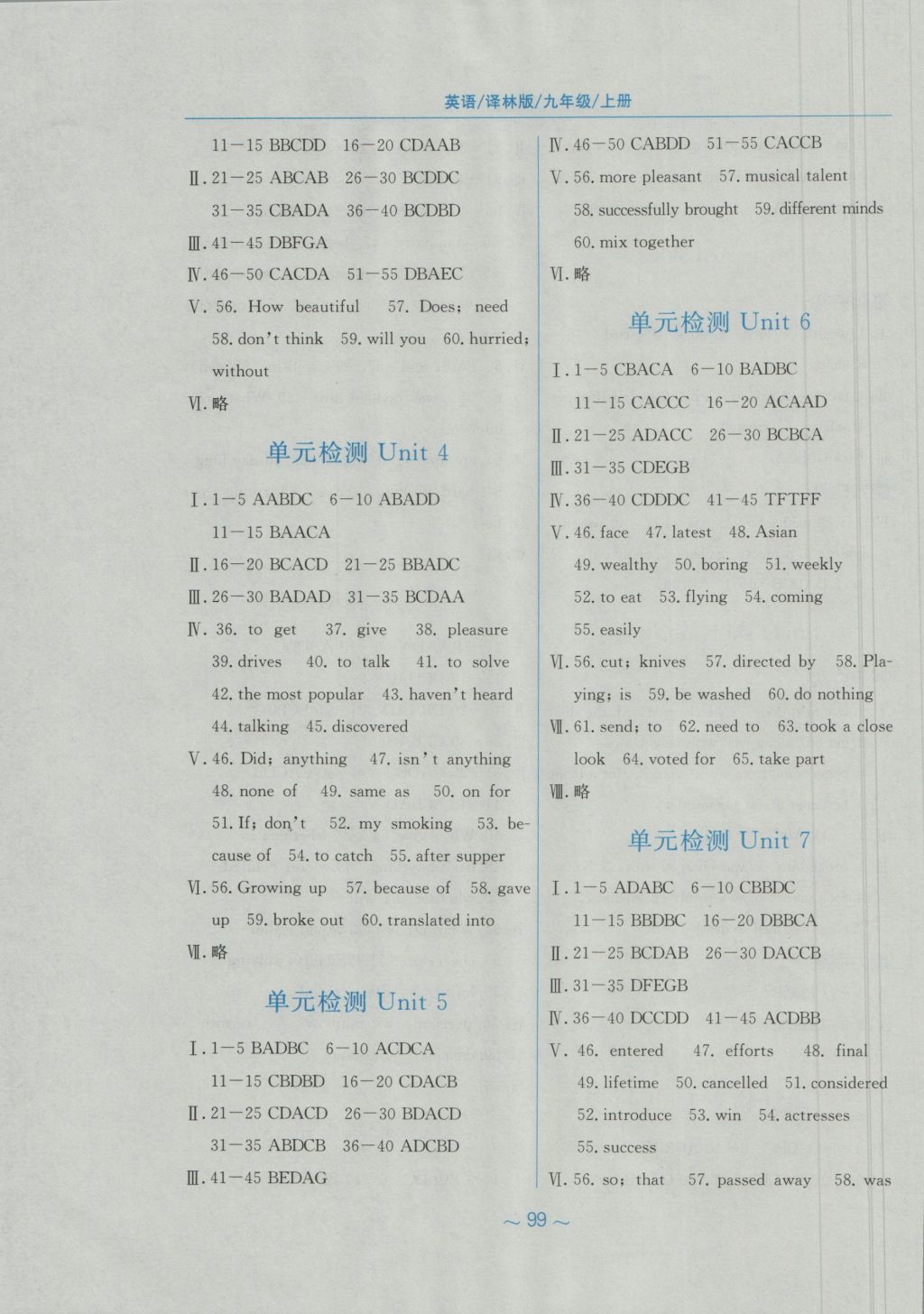 2016年新編基礎(chǔ)訓(xùn)練九年級(jí)英語(yǔ)上冊(cè)譯林版 參考答案第11頁(yè)