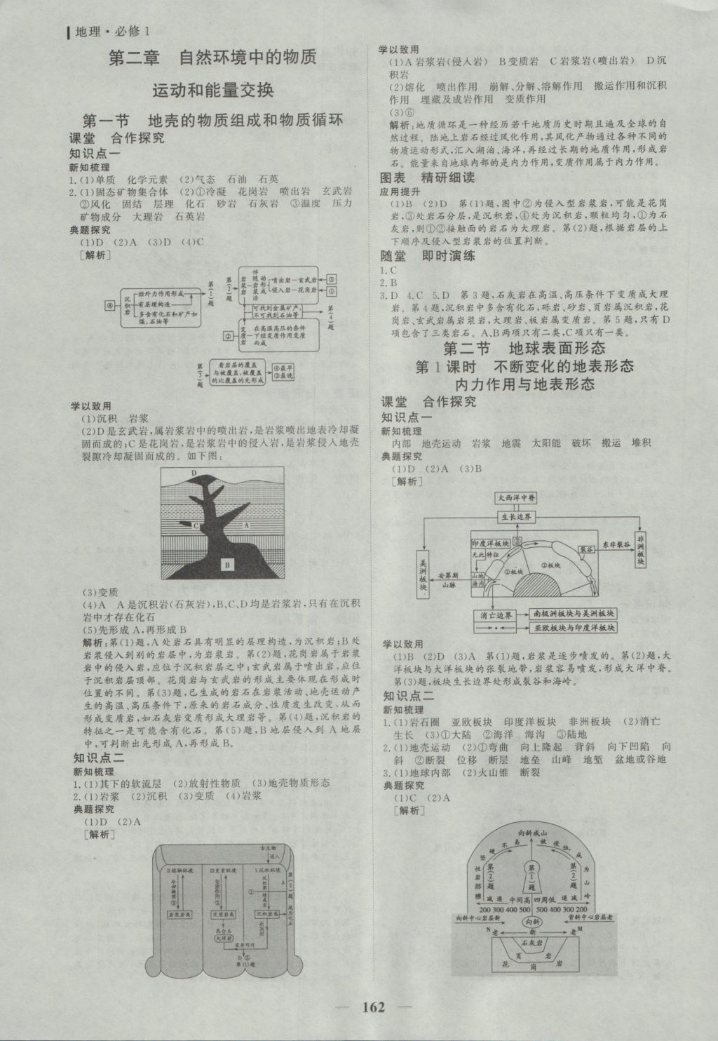 2016年優(yōu)化探究同步導(dǎo)學(xué)案地理必修1 參考答案第5頁