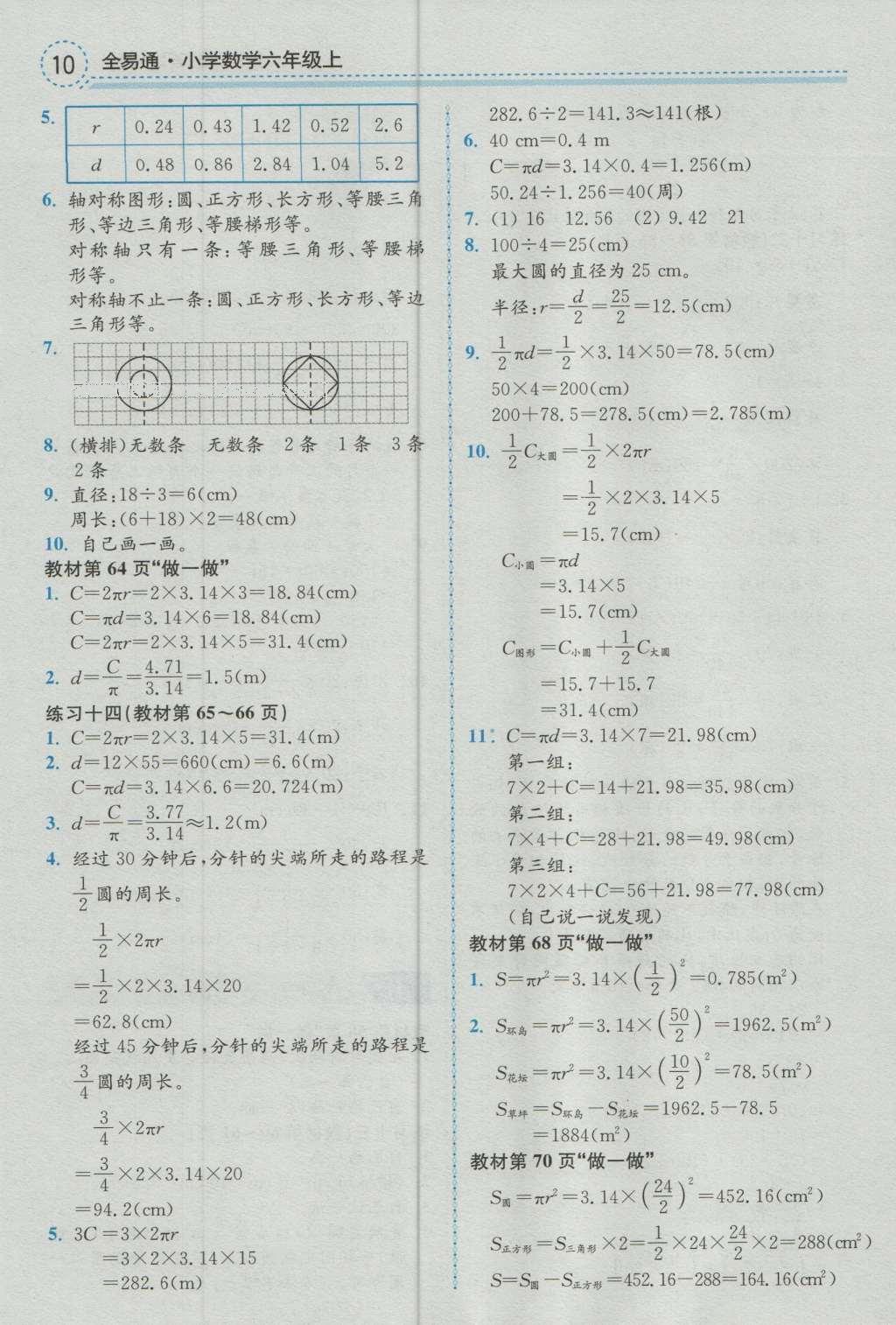 課本人教版六年級(jí)數(shù)學(xué)上冊(cè) 參考答案第31頁