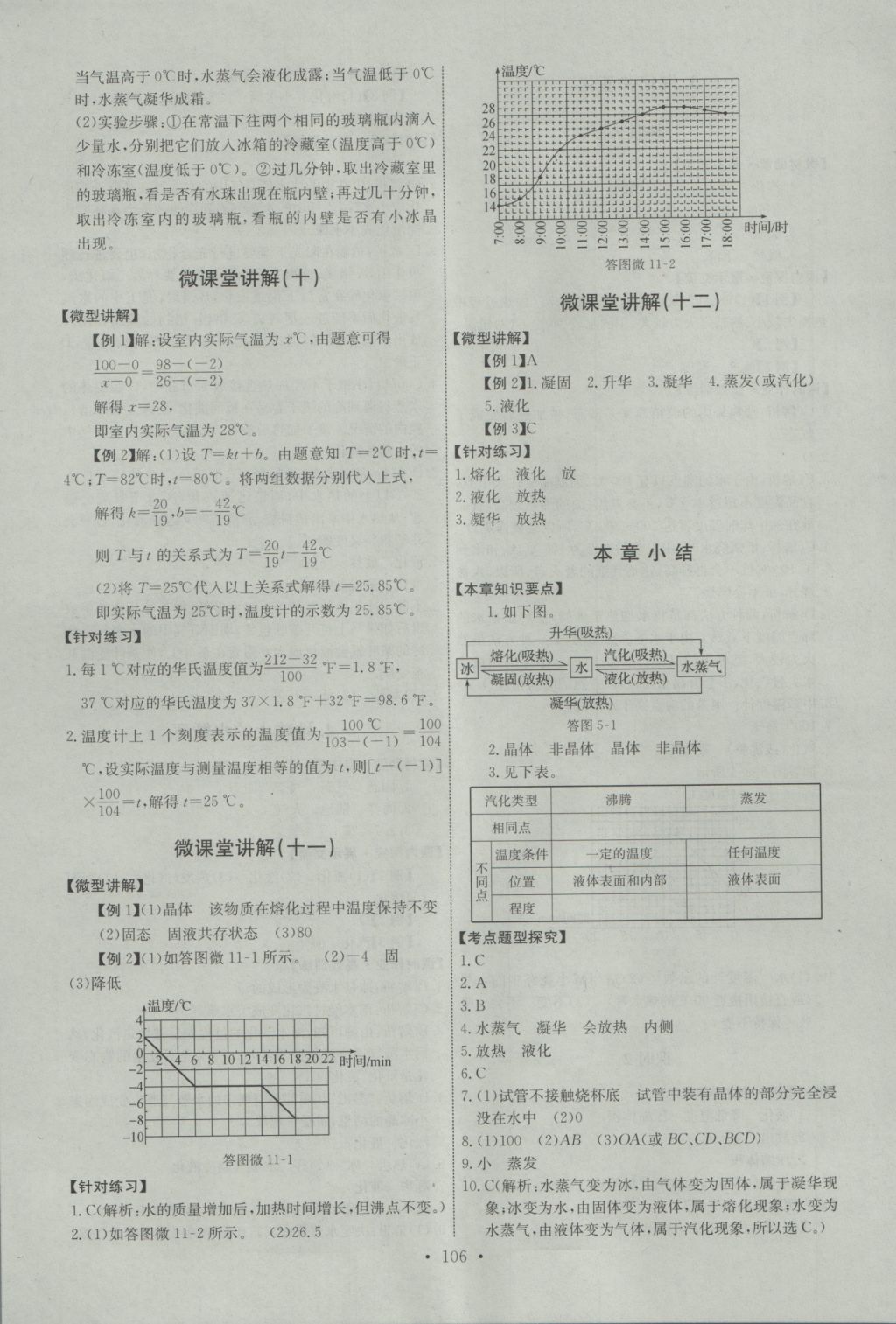 2016年能力培养与测试八年级物理上册教科版河北专版 参考答案第16页