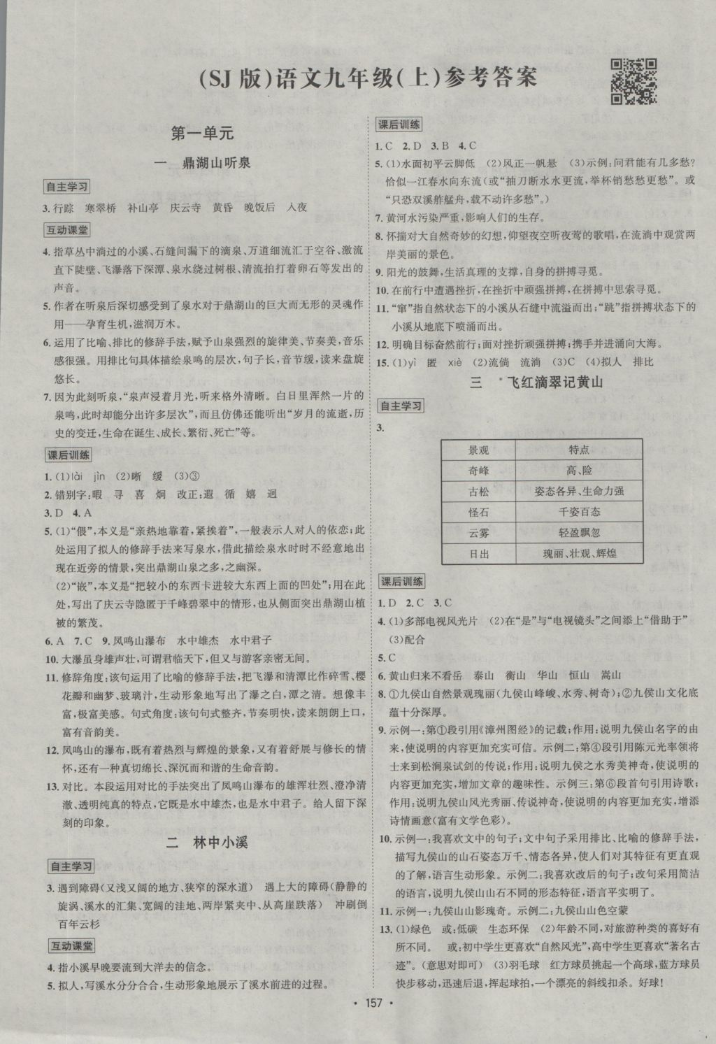 2016年優(yōu)學(xué)名師名題九年級(jí)語(yǔ)文上冊(cè)蘇教版 參考答案第1頁(yè)