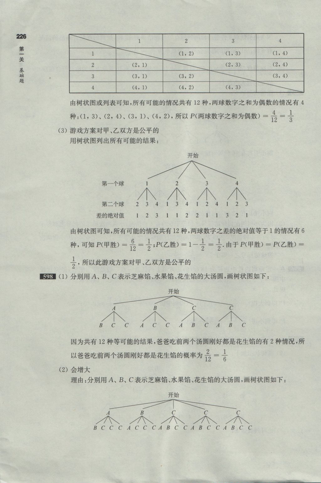 2017年百題大過關(guān)中考數(shù)學(xué)第一關(guān)基礎(chǔ)題 參考答案第32頁