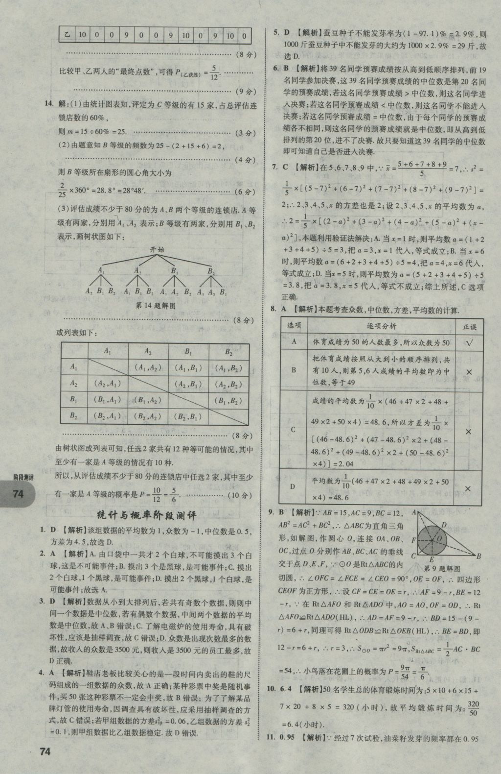 2017年中考真題分類卷數(shù)學(xué)第10年第10版 第一部分 基礎(chǔ)知識(shí)分類第74頁(yè)