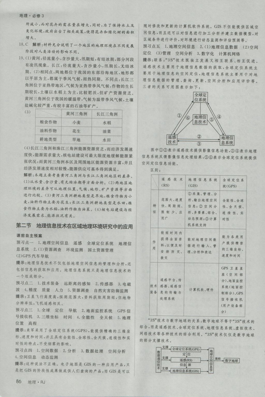 名師伴你行高中同步導(dǎo)學(xué)案地理必修3人教A版 參考答案第1頁