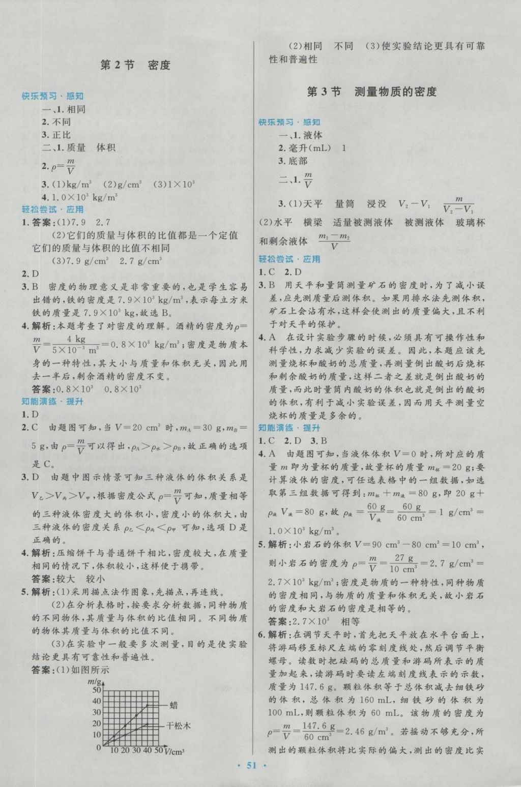 2016年初中同步测控优化设计八年级物理上册人教版 参考答案第23页