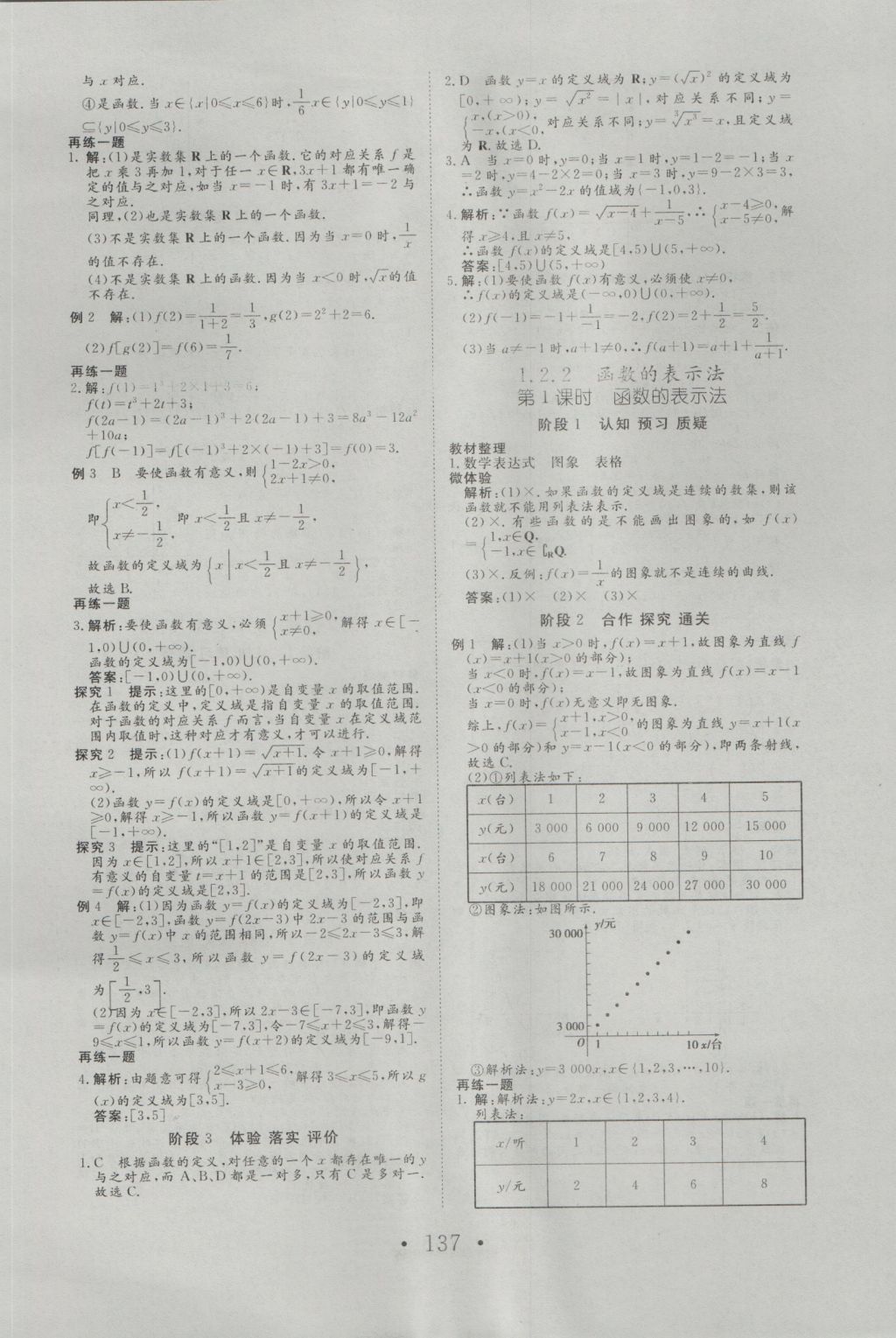 2016年高中新課標(biāo)學(xué)業(yè)質(zhì)量模塊測(cè)評(píng)數(shù)學(xué)必修1人教A版 參考答案第5頁(yè)