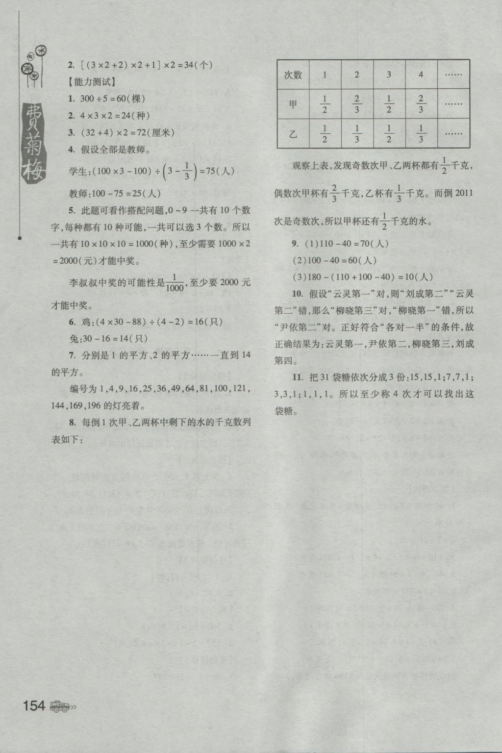 2016年小學(xué)生應(yīng)用題訓(xùn)練營六年級 參考答案第29頁