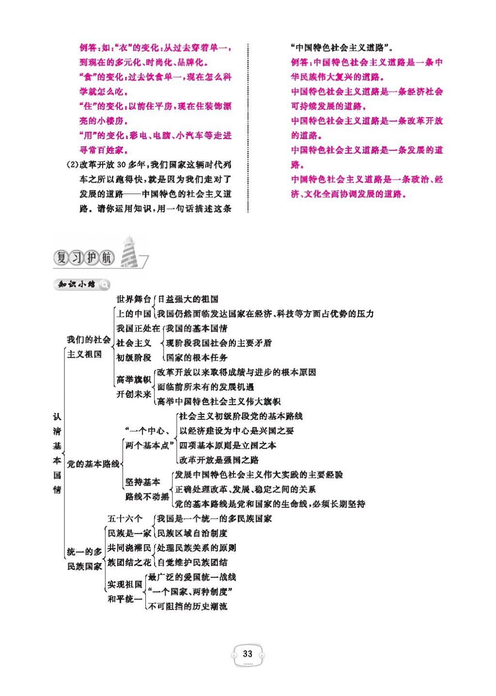 2016領(lǐng)航新課標(biāo)練習(xí)冊九年級思想品德全一冊人教版 參考答案第37頁