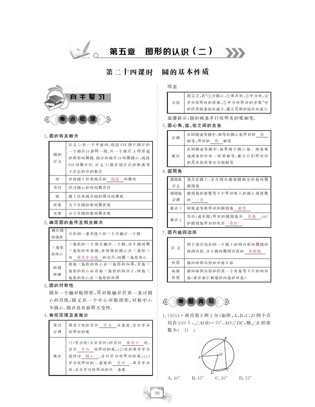 2017年芝麻開花中考方略數(shù)學(xué) 參考答案第99頁