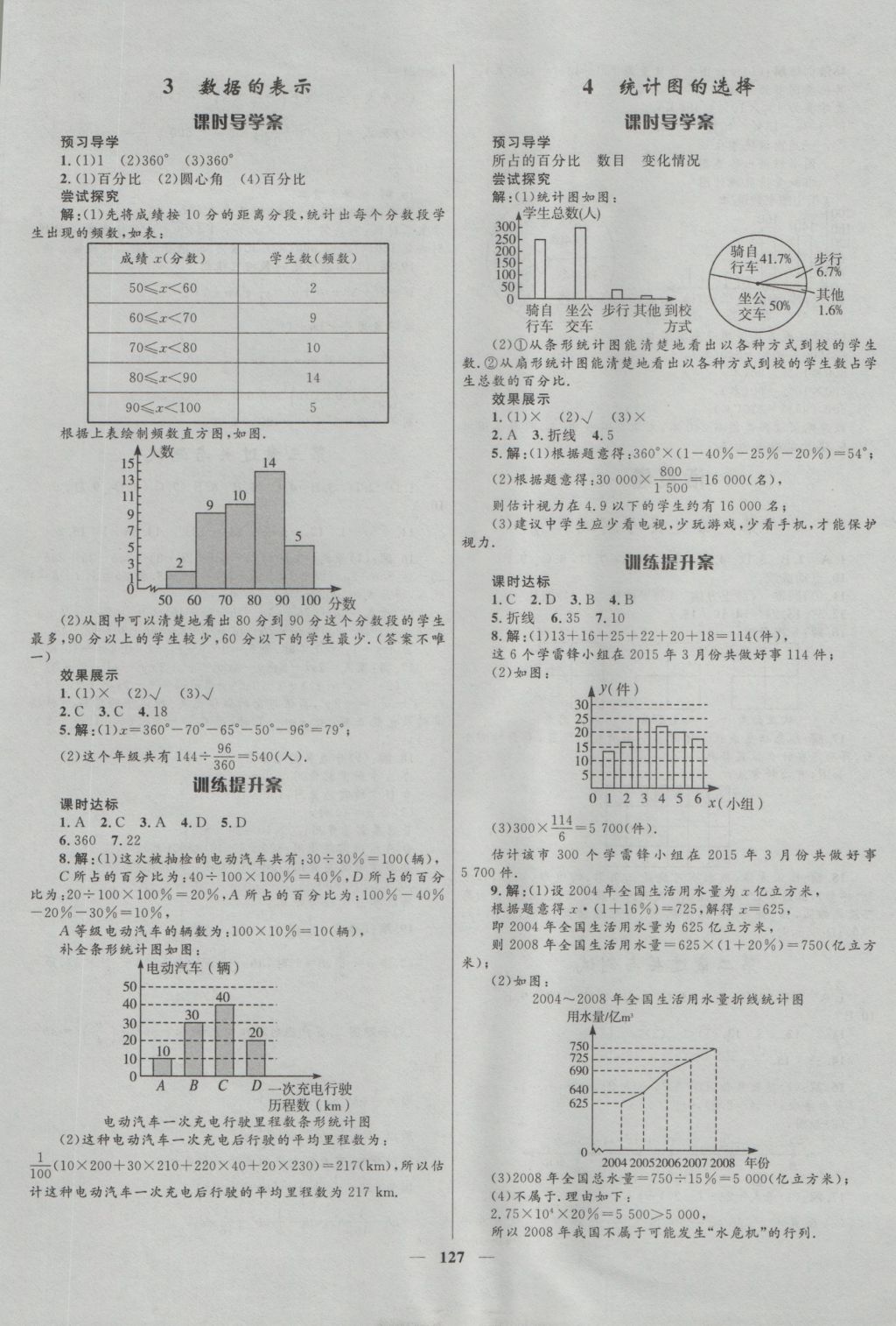 2016年奪冠百分百新導學課時練七年級數(shù)學上冊 參考答案第17頁