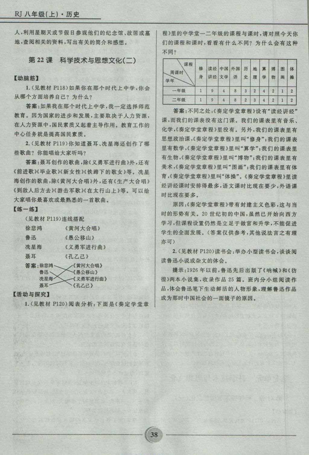 2016年奪冠百分百初中精講精練八年級(jí)歷史上冊(cè)人教版 參考答案第38頁(yè)