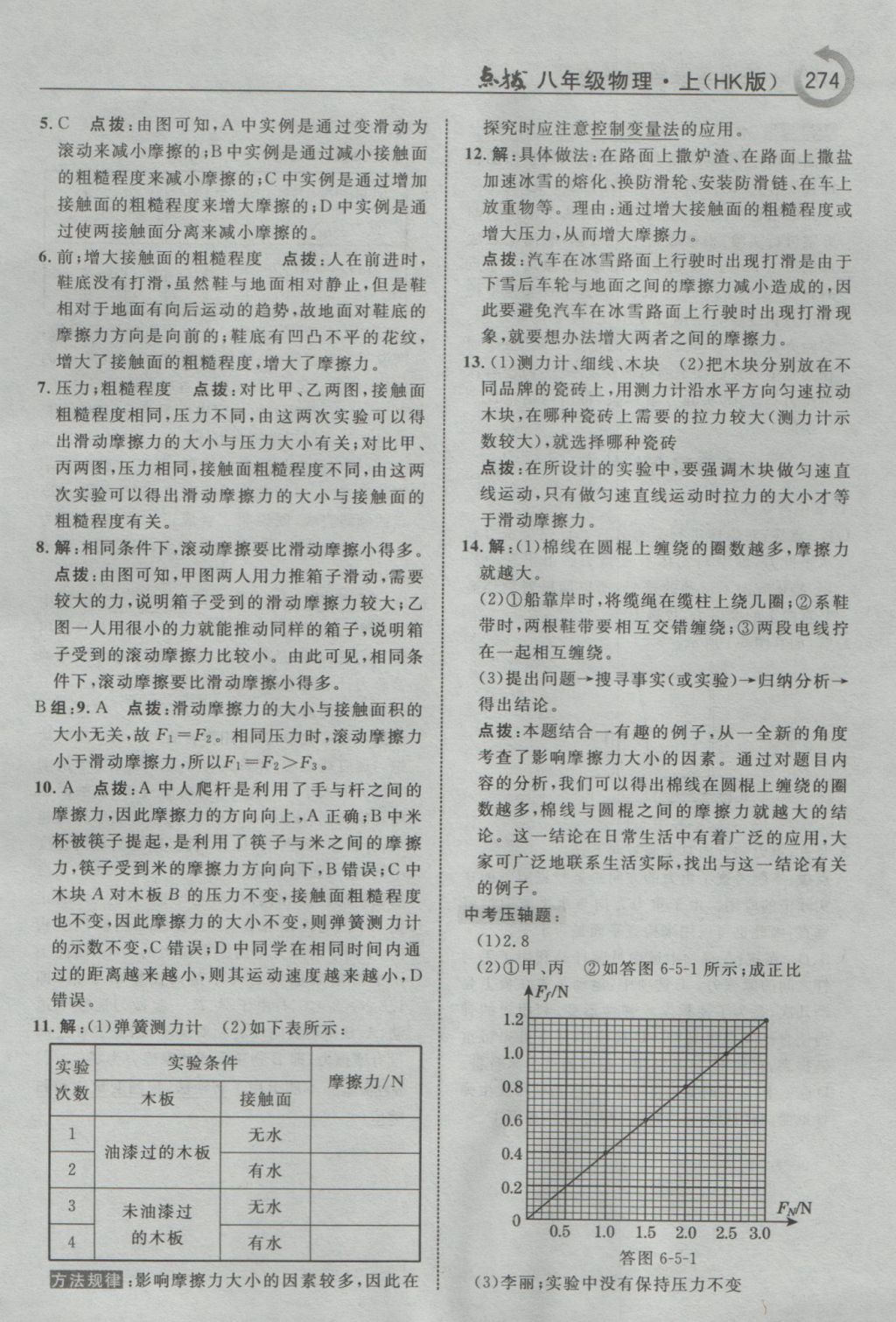 2016年特高級(jí)教師點(diǎn)撥八年級(jí)物理上冊(cè)滬科版 參考答案第44頁