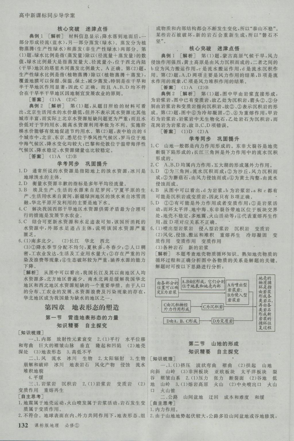 與名師對(duì)話高中新課標(biāo)同步導(dǎo)學(xué)案地理必修1人教版 參考答案第8頁(yè)