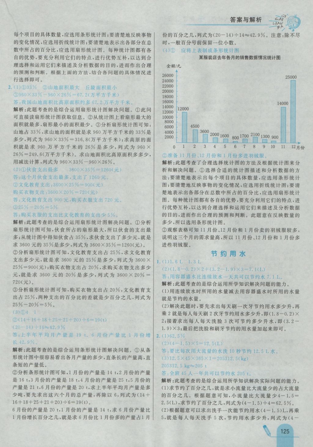 2016年七彩練霸六年級數(shù)學上冊人教版 參考答案第41頁