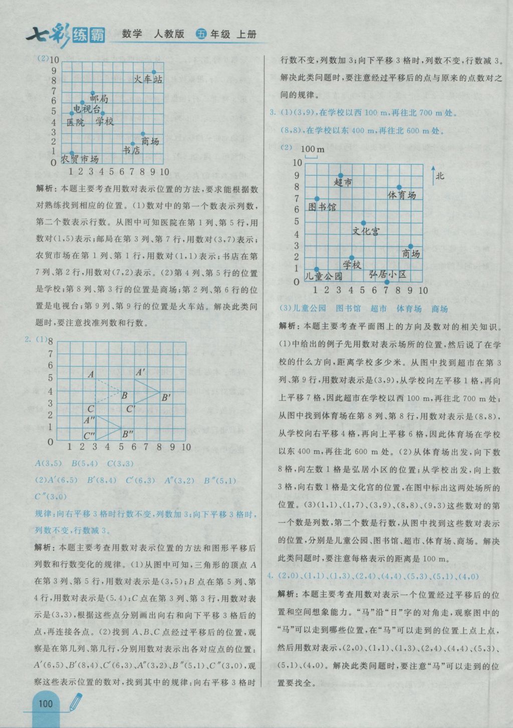 2016年七彩練霸五年級(jí)數(shù)學(xué)上冊(cè)人教版 參考答案第12頁