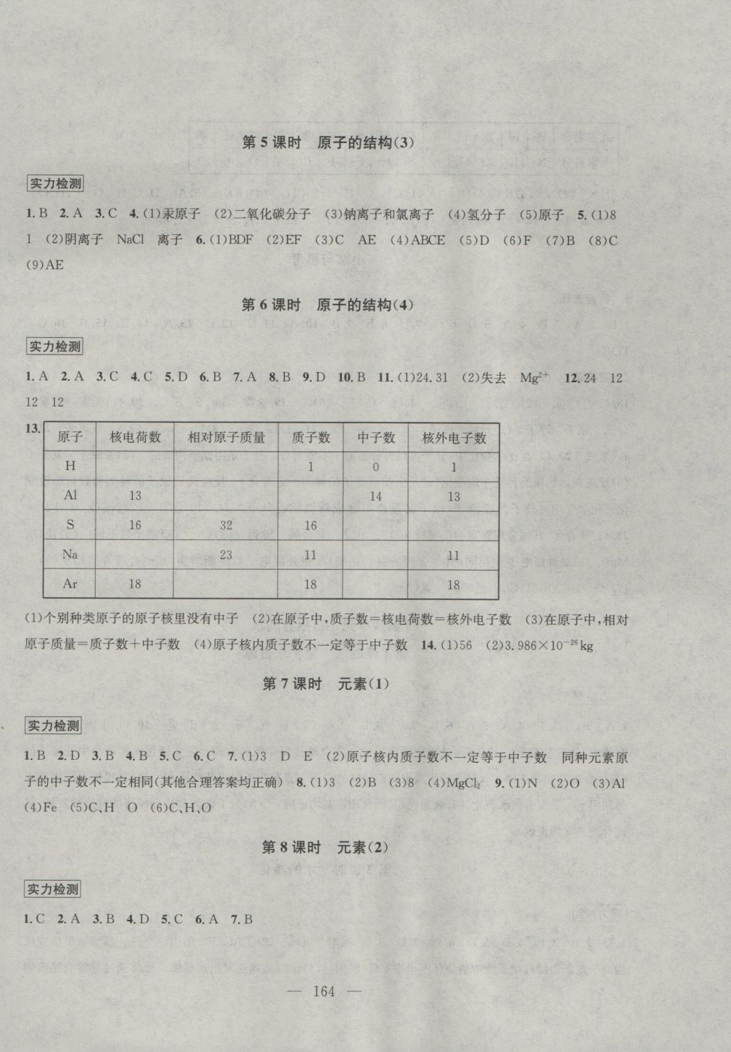 2016年金鑰匙1加1課時(shí)作業(yè)加目標(biāo)檢測九年級(jí)化學(xué)上冊全國版 參考答案第6頁