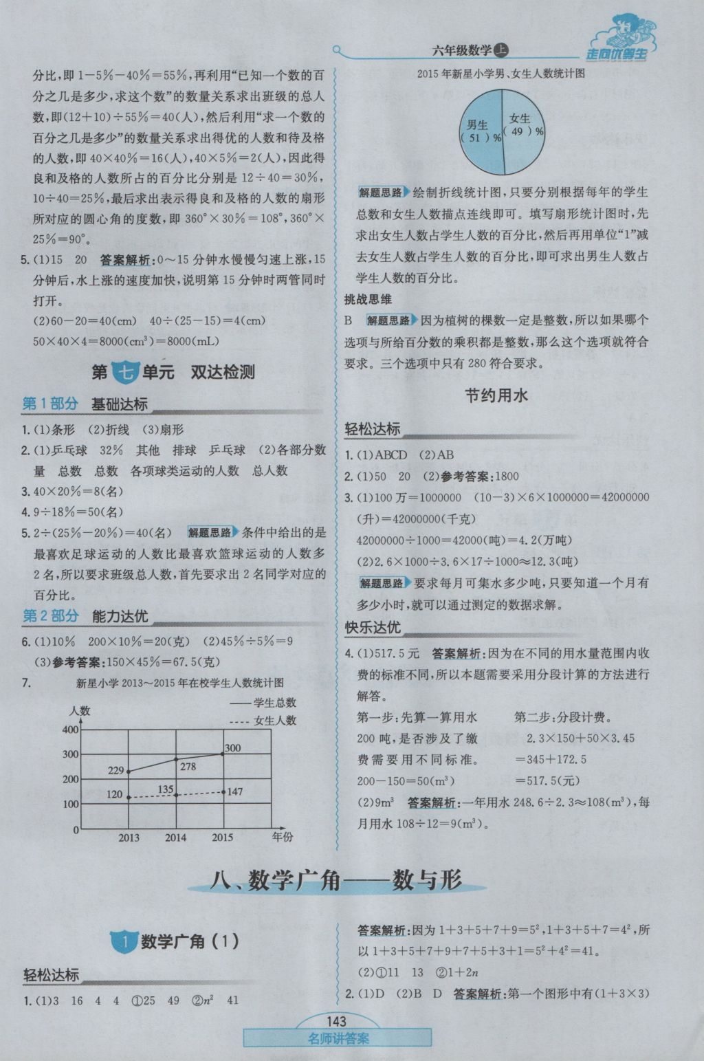 2016年走向優(yōu)等生六年級(jí)數(shù)學(xué)上冊(cè)人教版 參考答案第19頁