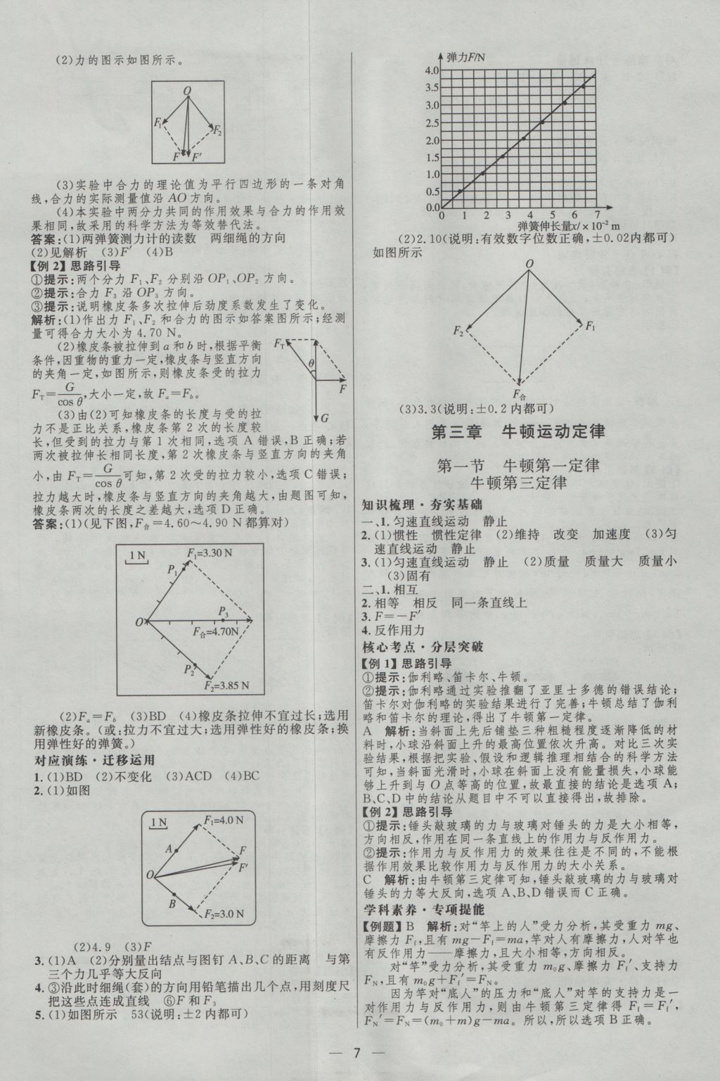 2017年高中總復習優(yōu)化設計一輪用書物理天津?qū)０?nbsp;參考答案第6頁