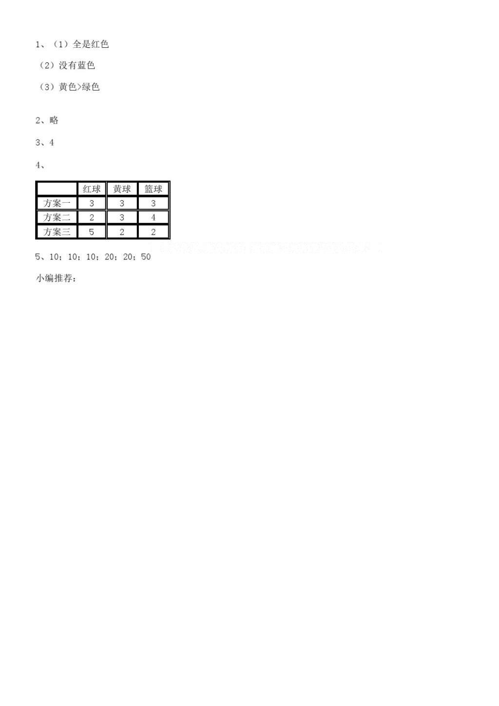 2016年數(shù)學(xué)配套練習(xí)冊(cè)小學(xué)六年級(jí)上冊(cè)青島版青島出版社 參考答案第6頁