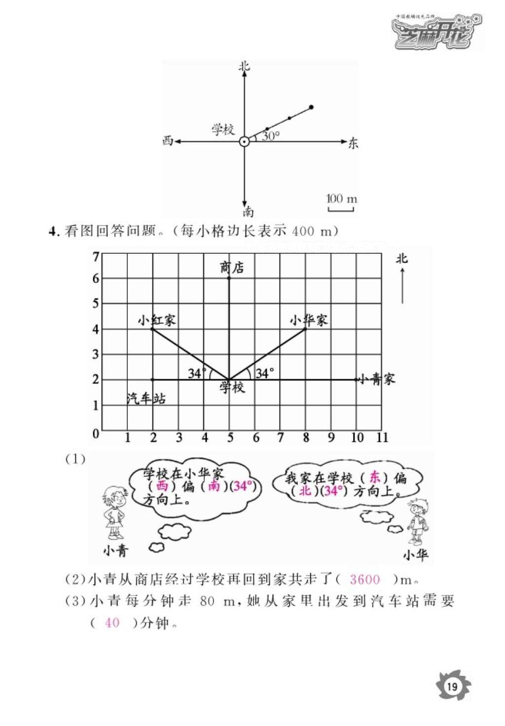 2016年數(shù)學(xué)作業(yè)本六年級上冊人教版江西教育出版社 參考答案第21頁