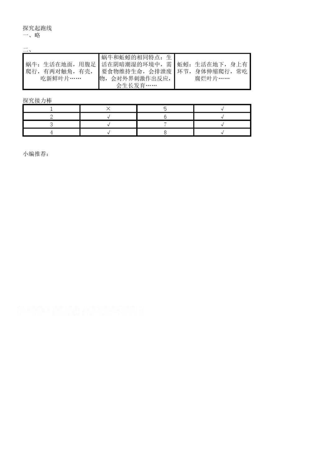 2016年知识与能力训练三年级科学上册教科版 参考答案第12页