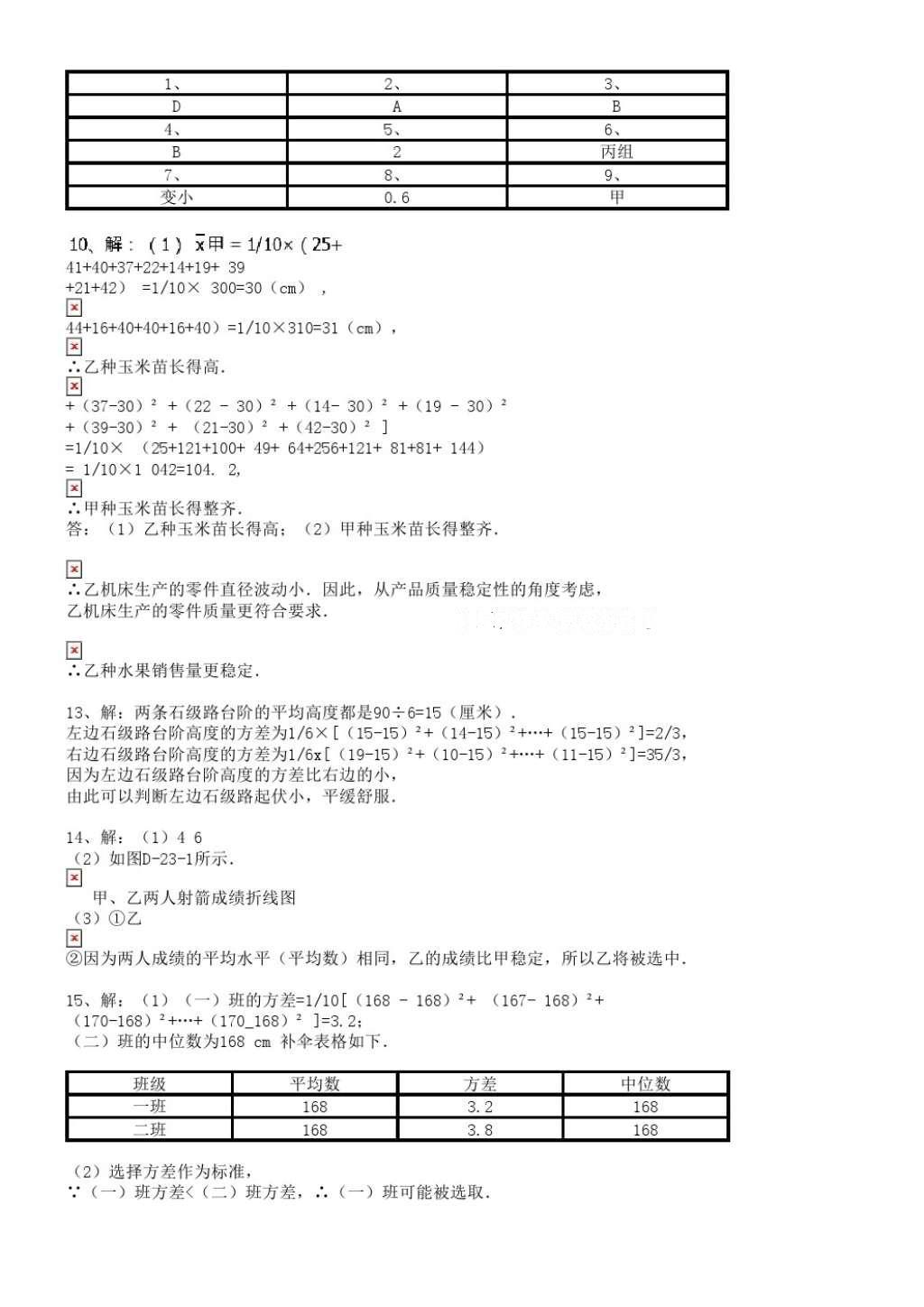 2016年輕輕松松學數學九年級上下冊合訂本冀教版 參考答案第3頁