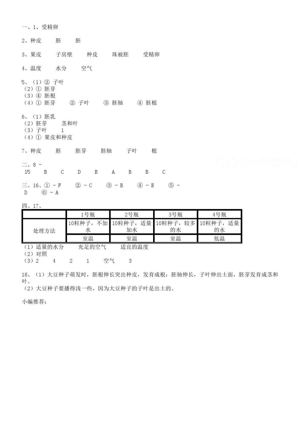 2016年生物學補充習題八年級上冊蘇科版江蘇鳳凰科學技術出版社 參考答案第26頁