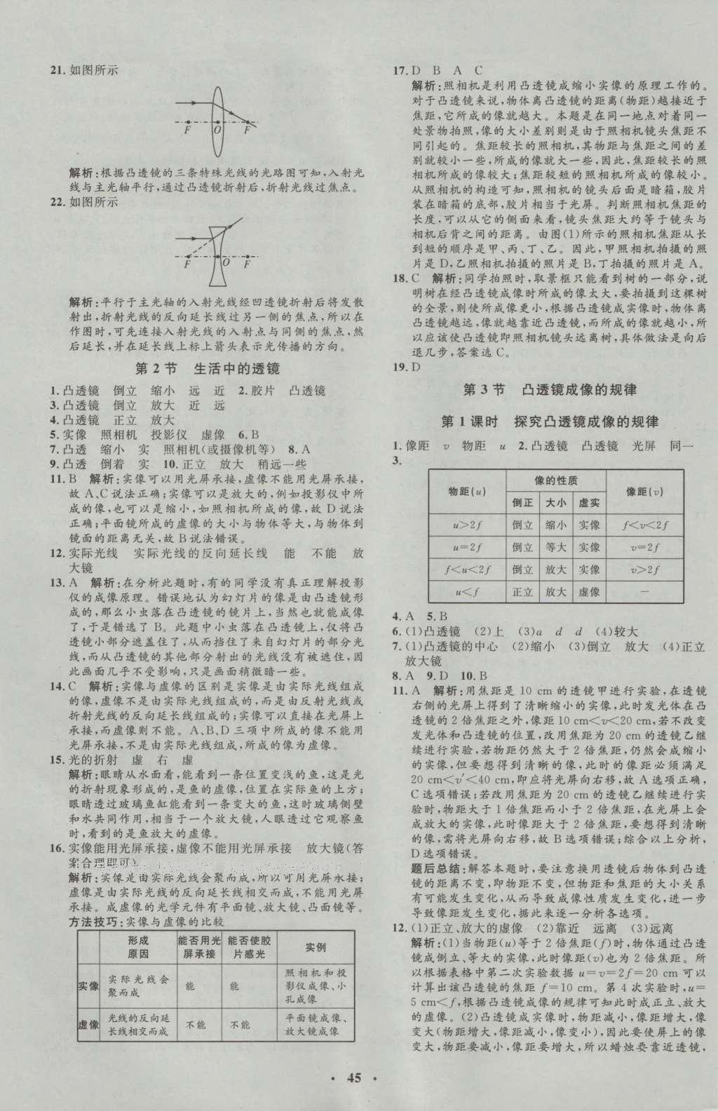 2016年非常1加1八年級(jí)物理上冊(cè)人教版 參考答案第13頁(yè)