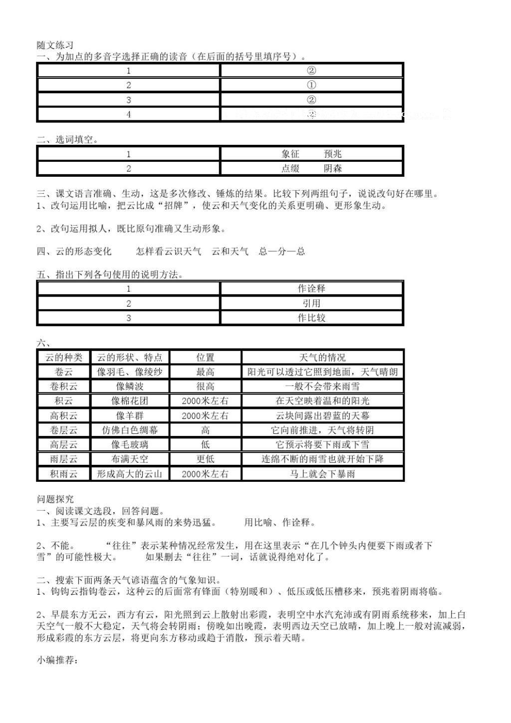 2016年语文补充习题九年级上册苏教版江苏凤凰教育出版社 参考答案第7页