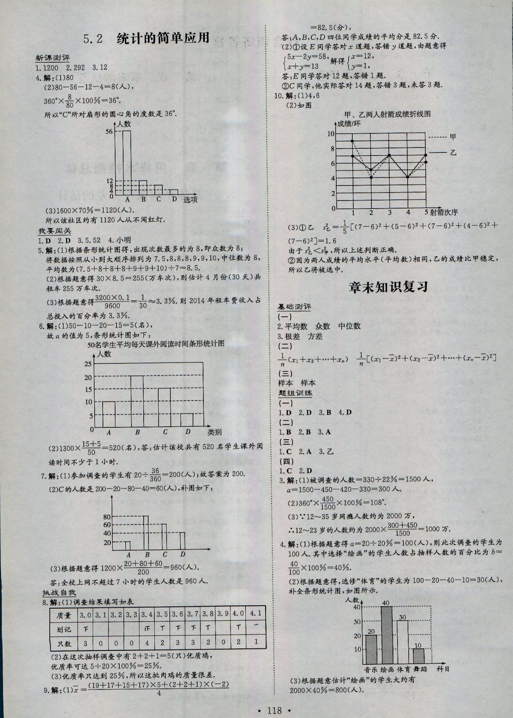 2016年練案課時(shí)作業(yè)本九年級(jí)數(shù)學(xué)上冊(cè)湘教版 參考答案第18頁(yè)