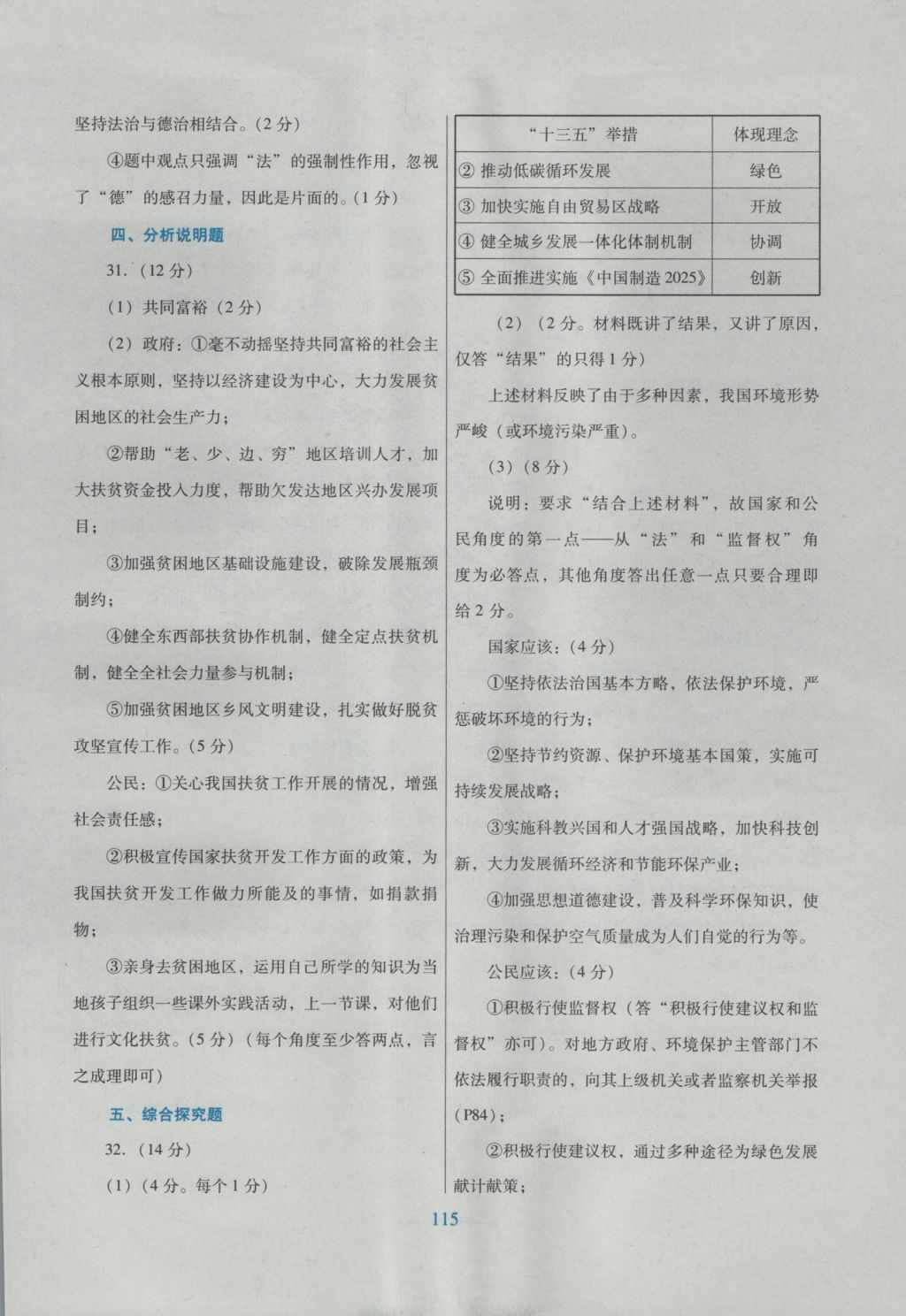 2016年南方新課堂金牌學(xué)案九年級思想品德全一冊粵教版 單元綜合學(xué)習(xí)評價(jià)答案第7頁