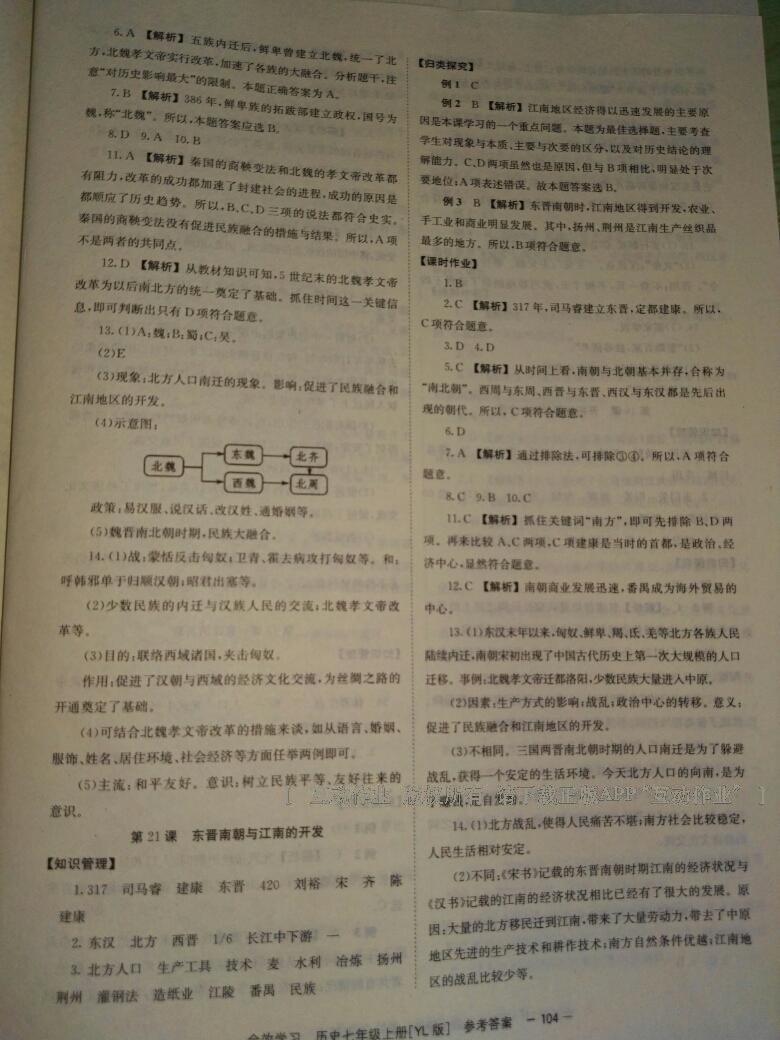 2016年全效學(xué)習(xí)同步學(xué)練測七年級歷史上冊岳麓版 第12頁