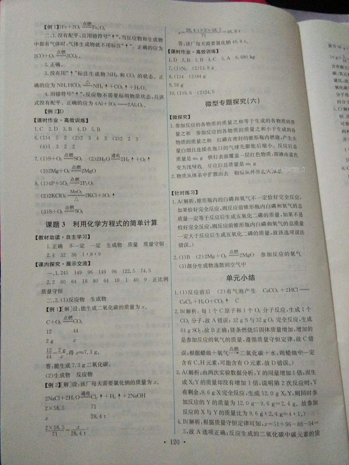 2014年能力培養(yǎng)與測(cè)試九年級(jí)化學(xué)上冊(cè)人教版 第60頁