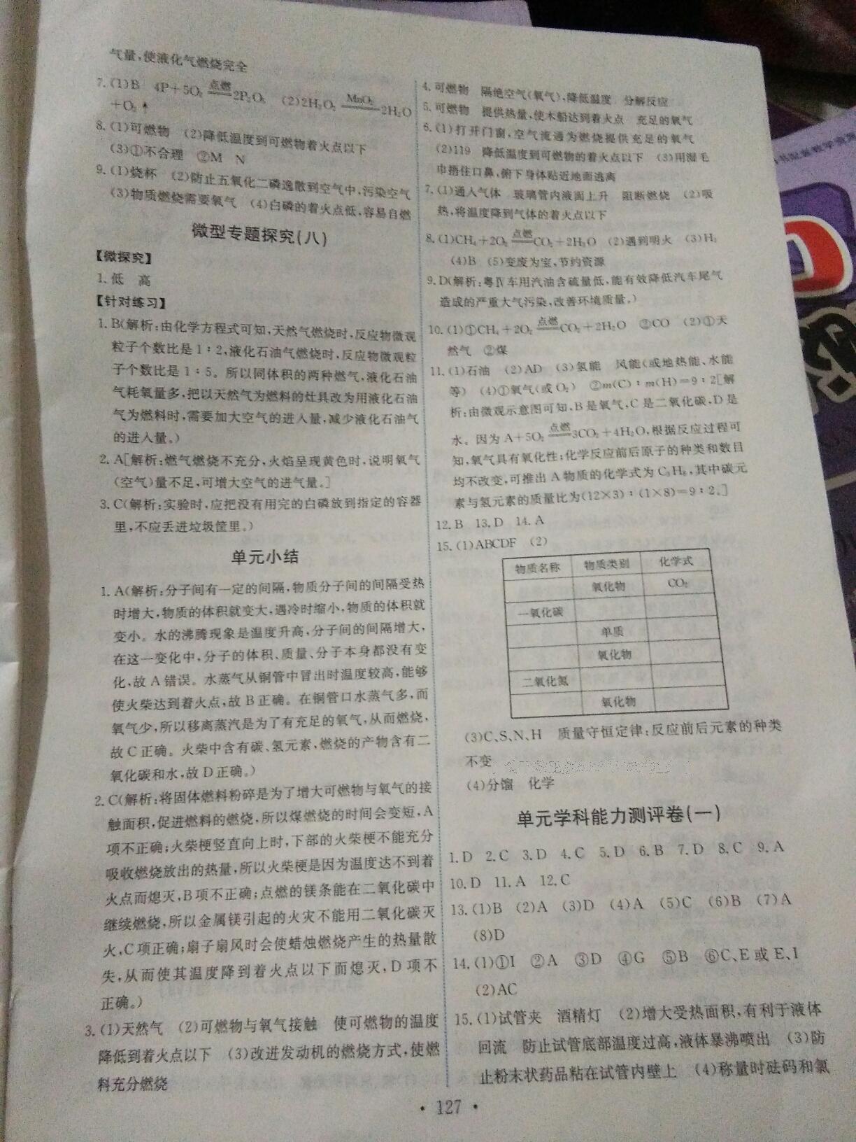 2014年能力培養(yǎng)與測試九年級化學上冊人教版 第67頁