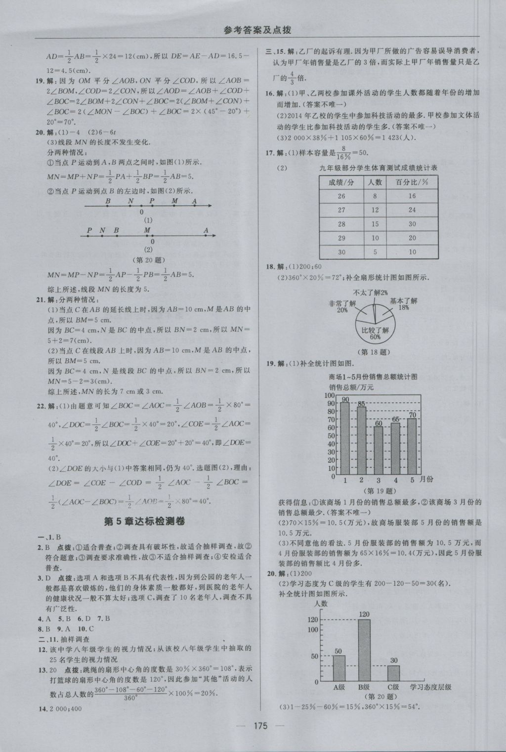 2016年綜合應(yīng)用創(chuàng)新題典中點七年級數(shù)學(xué)上冊滬科版 參考答案第3頁