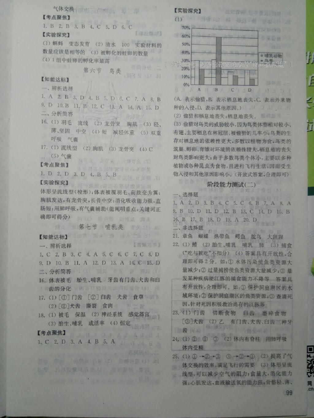 2016年初中基础训练八年级生物学上册五四制山东教育出版社 第3页