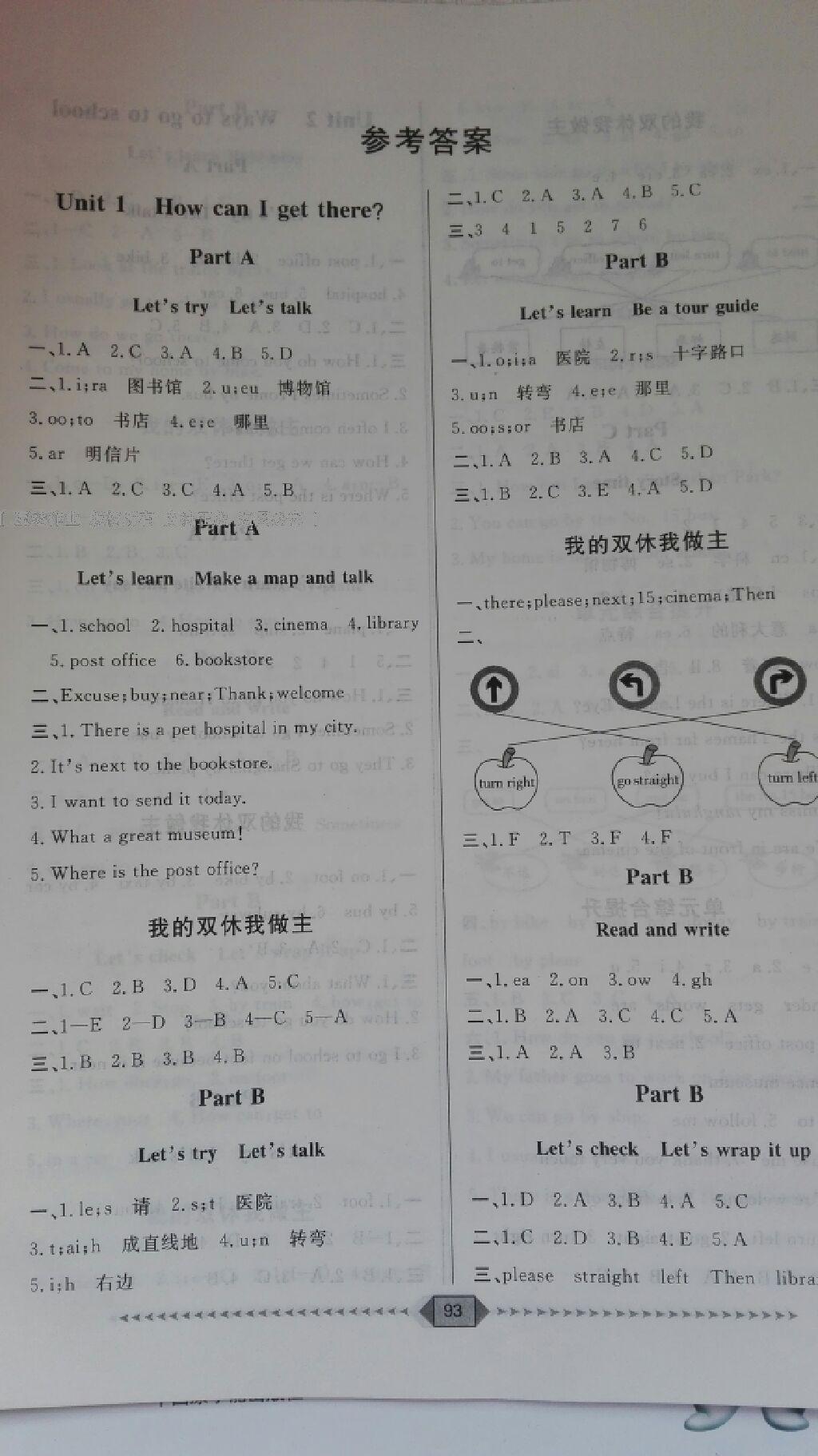 2016年陽光計劃第一步六年級英語上冊人教版 第1頁