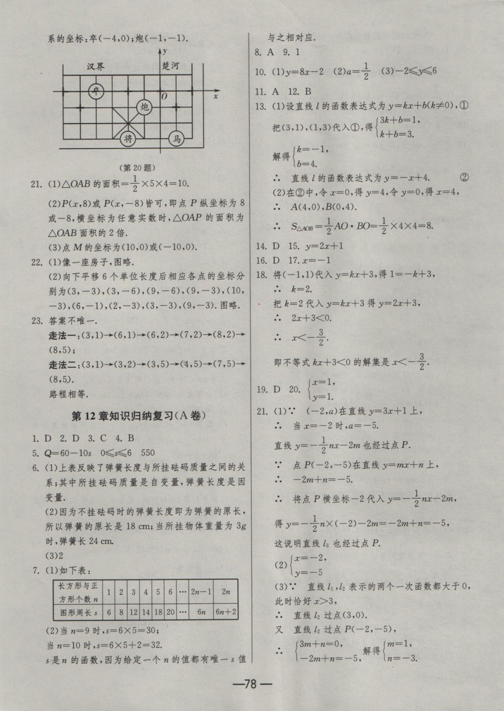 2016年期末闖關沖刺100分八年級數(shù)學上冊滬科版 參考答案第2頁