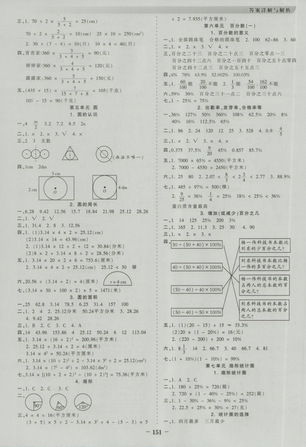 2016年王朝霞德才兼?zhèn)渥鳂I(yè)創(chuàng)新設計六年級數(shù)學上冊人教版 參考答案第11頁