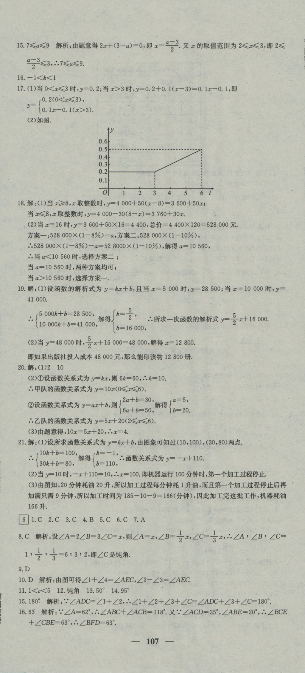 2016年王后雄黃岡密卷八年級(jí)數(shù)學(xué)上冊(cè)滬科版 參考答案第5頁(yè)